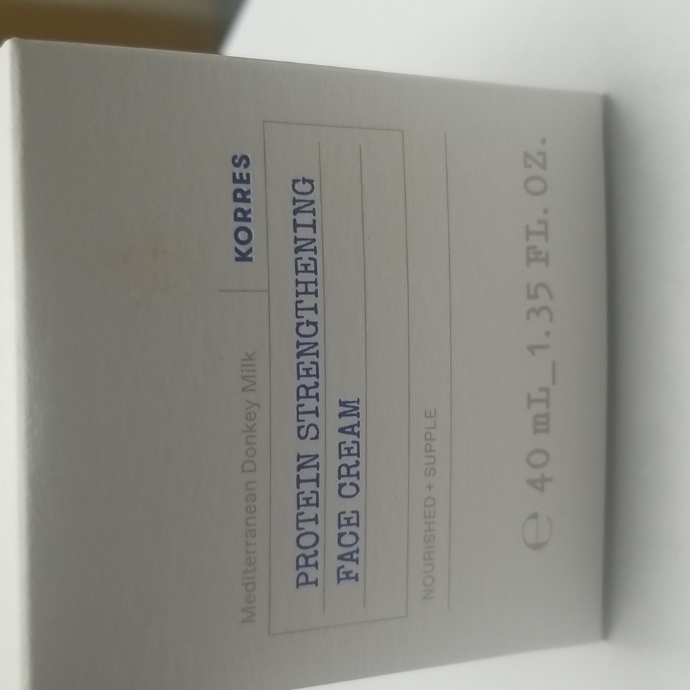 Korres donkey milk face cream
